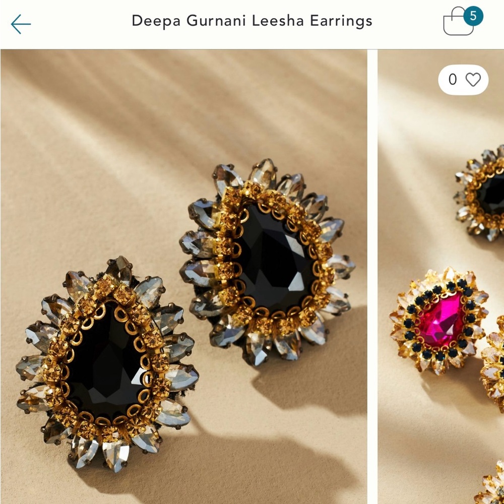 Deepa Gurnani Leesha Earrings